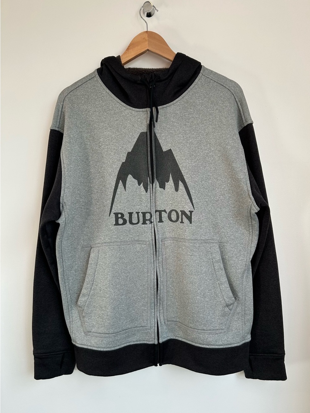 Burton Oak Full-Zip Hoodie Men's Tech Fleece Colorblock Graphic M